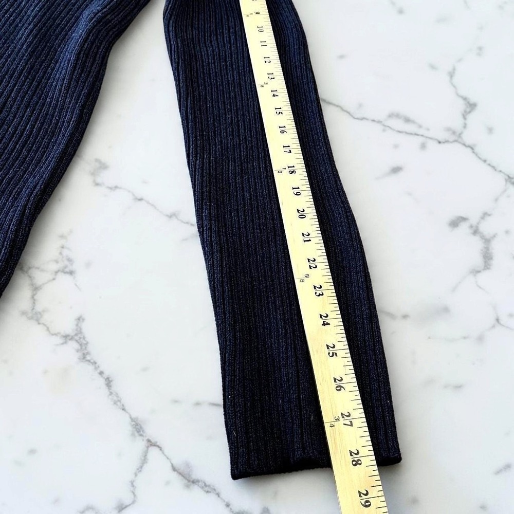 Calvin Klein Jeans Sweater XL Navy Blue Vintage 90s Y2K Ribbed Normcore Grunge - Picture 8 of 11